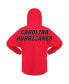 Women's Red Carolina Hurricanes Jersey Lace-Up V-Neck Long Sleeve Hoodie T-shirt