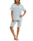 Women's 2-Pc. Printed Bermuda Pajamas Set