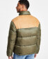 Men's Larry Fabric Block Puffer Jacket