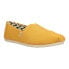 TOMS Alpargata Classic Canvas Slip On Womens Yellow Flats Casual 10018777