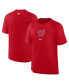 ფოტო #1 პროდუქტის Men's Red Washington Nationals Authentic Collection Pregame Raglan Performance T-Shirt