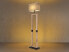 Фото #8 товара Напольный светильник MeineWunschleuchte LED с антрацитовым плафоном из ткани и элементами под дерево, 155 см