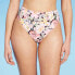 Women's High Leg High Waist Extra Cheeky Bikini Bottom - Shade & Shore™ Floral