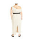 ფოტო #3 პროდუქტის Plus Size Millie Maxi Off Shoulder Dress