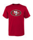 Фото #1 товара Big Boys Scarlet San Francisco 49ers Primary Logo T-shirt