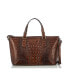Mini Asher Melbourne Embossed Leather Satchel
