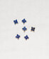 ფოტო #2 პროდუქტის Women's Teeny Tiny Sapphire Cluster Studs
