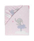 Фото #3 товара Tiny Dancer Elephant/Bunny Ballet Baby Fitted Crib Sheet - Pink