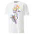 Фото #1 товара Puma X Koché Graphic Tee Mens White Casual Tops 53880402