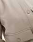 Фото #4 товара Abercrombie & Fitch short bomber jacket in taupe