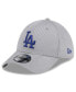 Фото #1 товара Men's Gray Los Angeles Dodgers Active Pivot 39Thirty Flex Hat