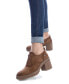 Фото #2 товара Women's Suede Heeled Oxfords By XTI