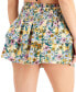 Juniors' Floral Print Cover-Up Skirt, Created for Macy's