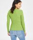 Фото #2 товара Women's Chain-Trim Cutout Sweater, Created for Macy's