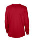 ფოტო #3 პროდუქტის Women's Red Distressed Georgia Bulldogs Vintage-Like Long Sleeve T-shirt