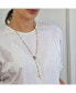 ფოტო #3 პროდუქტის Catholic Christian Prayer Rosario Ball Beads Cross Catholic Scared Heart of Jesus Rosary Beads Necklace For Women Teen 18K Gold Plated Brass