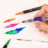 MILAN Box 12 Brush Tip Watercolour Fibrepens