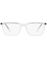 ფოტო #3 პროდუქტის Men's Rectangle Eyeglasses, AX3077