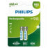 Фото #2 товара PHILIPS R03B2A95 Pack AAA Rechargeable Batteries