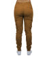 Фото #2 товара Women's Loose Fit Cotton Stretch Twill Cargo Joggers