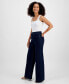 Фото #3 товара Women's High-Rise Wide-Leg Denim Jeans, Created for Macy's