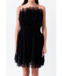 Фото #1 товара Women's Strapless Mini Tulle Dress