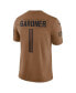 Men's Ahmad Sauce Gardner Brown Distressed New York Jets 2023 Salute To Service Limited Jersey