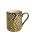 Фото #2 товара Mosaic 6-Pc. Gold Plated Mugs