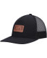 Men's Black Shutter Trucker Snapback Hat