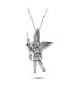 ფოტო #1 პროდუქტის Handcrafted Guardian Angel Saint Michael Parton Of Military Police Security Pendant Necklace For Women For Men .925 Sterling Silver