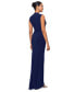 Women's Ruched Draped Gown