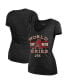 ფოტო #1 პროდუქტის Women's Threads Black Arizona Diamondbacks 2023 World Series Contact Tri-Blend V-Neck T-shirt