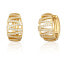 Fashion gold-plated earrings with zircons SVLE1720XH2GO00