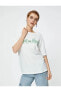 4sal10171ık 010 Ekru Genç Kız Jersey Kısa Kollu T-shirt