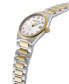 ფოტო #2 პროდუქტის Women's Swiss Highlife Diamond (1/20 ct. t.w.) Two-Tone Stainless Steel Bracelet Watch 31mm