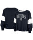 ფოტო #2 პროდუქტის Women's Navy Michigan Wolverines Upside Rhea Raglan Long Sleeve T-shirt