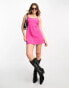 Abercrombie & Fitch seamless skort dress in pink Розовый, 2XS - EU 32 - фото #3