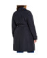 ფოტო #3 პროდუქტის Plus Size Classic Corset Trench coat