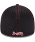 Фото #2 товара Men's Atlanta Braves Navy Blue Neo 39THIRTY Stretch Fit Hat