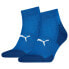 PUMA 701230352 socks 2 pairs Белый, EU 39-42 - фото #1