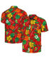 Фото #1 товара Men's Red NASCAR Island Life Floral Party Full-Button Shirt