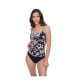 ფოტო #4 პროდუქტის Women's Miss Butterfly Twist front Tankini Swim Top