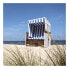 Leinwandbild Strandkorb Beach Chair