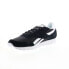 Reebok Classic Royal Nylon Mens Black Canvas Lifestyle Sneakers Shoes 7.5