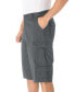 Фото #2 товара Big & Tall 14" Side Elastic Cargo Shorts