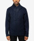 Фото #1 товара Men's Shawl Neck Knit Sweater