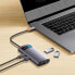 Metal Gleam Series stacja dokująca HUB 4w1 USB-C 3xUSB 3.2 RJ45