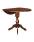 Фото #2 товара 42" Round Dual Drop Leaf Pedestal Table