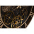 Настенное часы DKD Home Decor Самолет Стеклянный Позолоченный Железо Темно-коричневый (52 x 5 x 52 cm)