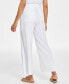 Women's Button-Trim Wide-Leg Pants, Created for Macy's
